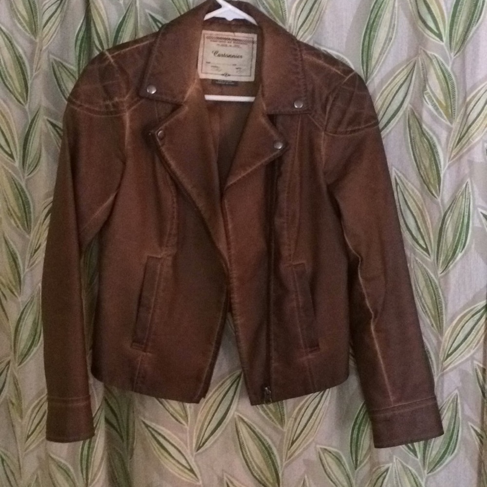 Cartonnier vegan leather jacket
